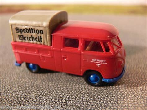 Modellspielwaren Reinhardt 1 87 Brekina 0581 VW T1 B DoKa Spedition