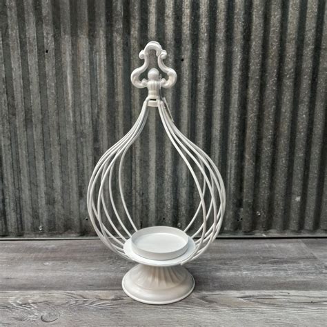 Veranda Metal And Wire Sphere Candle Holder