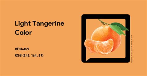 Light Tangerine color hex code is #F3A459