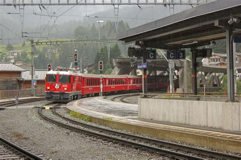 RhB 625 arriving at Klosters Platz, 31 July 2016, | RhB 625 … | Flickr
