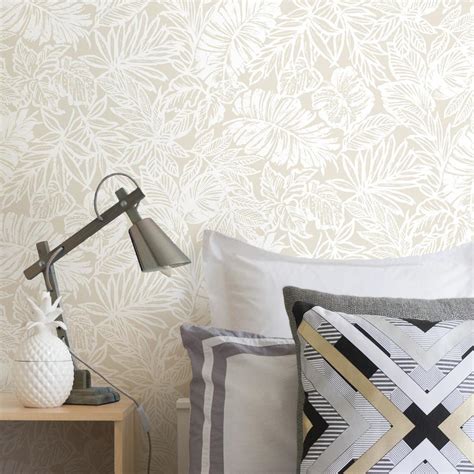 Batik Tropical Leaf Peel and Stick Wallpaper – RoomMates Decor