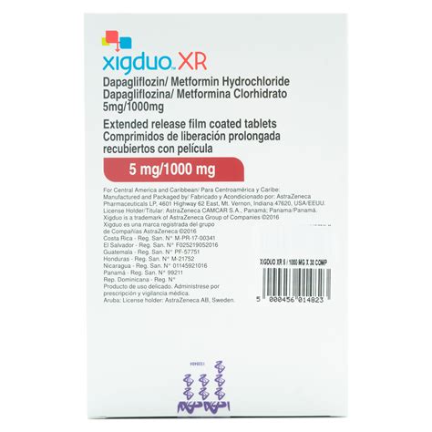 Comprar Xigduo Xr 51000mg X30 Tab X Caja Walmart Costa Rica