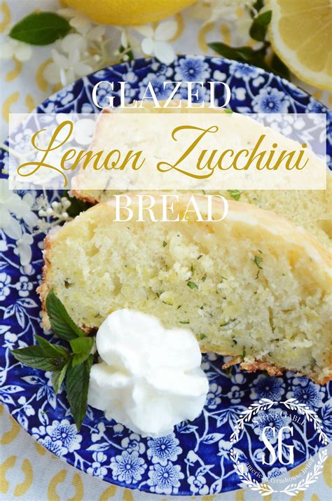 Glazed Lemon Zucchini Bread