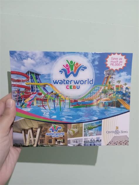 Waterworld Cebu Voucher Tickets Vouchers Vouchers On Carousell