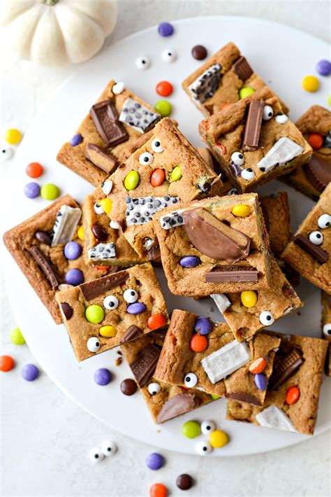 Halloween Candy Cookie Bars Simply Scratch