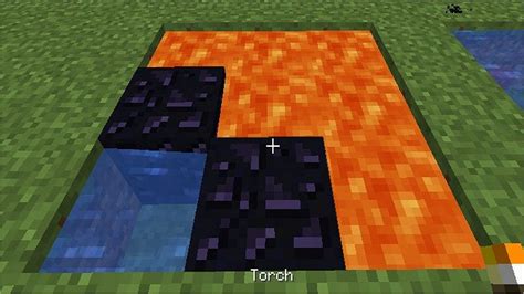 Replacing Water Blocks With Lava In Minecraft Youtube