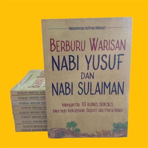 Jual Ori Buku Bacaan Islami Berburu Warisan Nabi Yusuf Dan Nabi