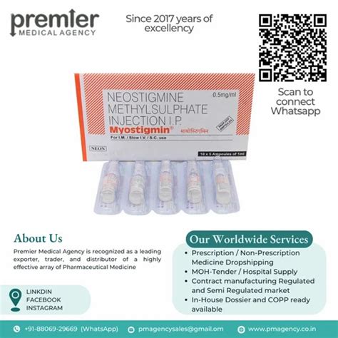 Neon Liquid Neostigmine Methyl Sulphate Injection at ₹ 25/piece in Nagpur