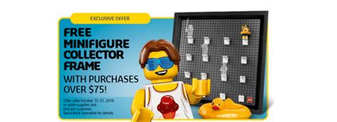 Lego Minifigure Collector Frame To Be Lego Store Gift With Purchase