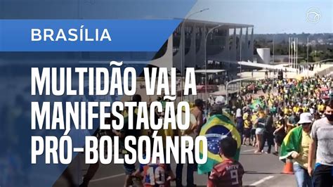 ManifestaÇÃo Em Favor Do Governo Bolsonaro Atrai MultidÃo E