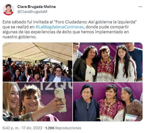 ¿clara Brugada Ya Anda En Campaña Rumbo A Cdmx 2024 Datanoticias