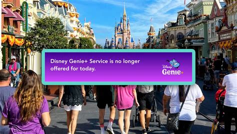 Can Genie Sell Out Guide Wdw