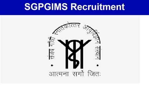 Sgpgims Senior Resident Job Vacancy Apply Walkin Free Job Alert