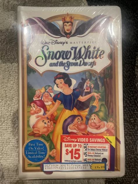 Sealed Snow White And The Seven Dwarfs Walt Disneys Masterpiece