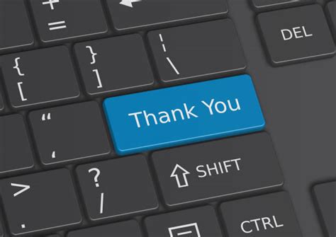 Thank You Computer Stock Photos Pictures And Royalty Free Images Istock