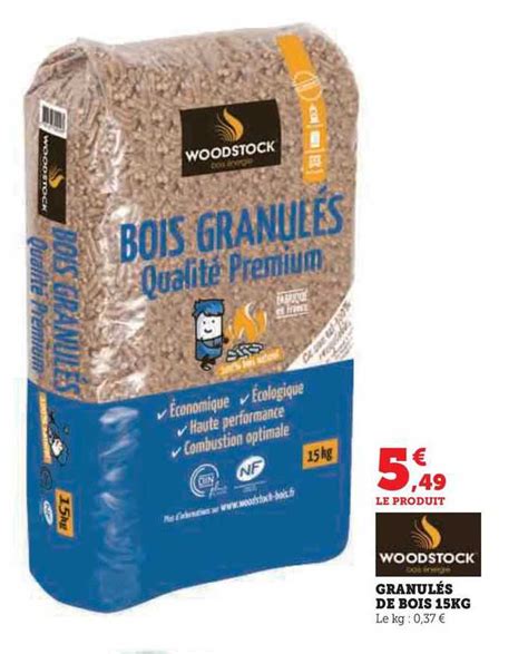 Promo Granulés De Bois 15kg chez Super U iCatalogue fr