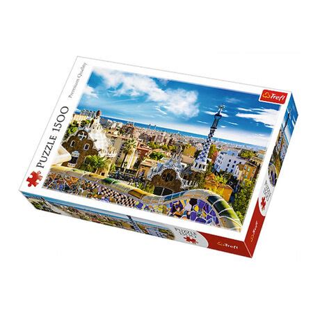 Park Guell Barcelone Puzzle De Pieces La Poste