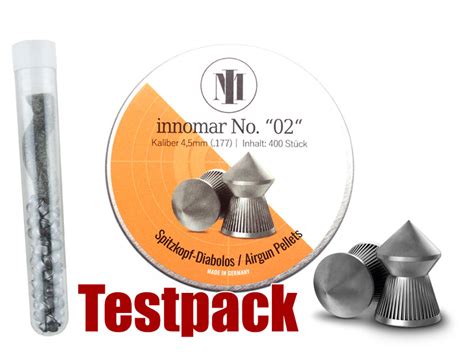 Testpack Spitzkopf Diabolos Innomar No Kaliber Mm