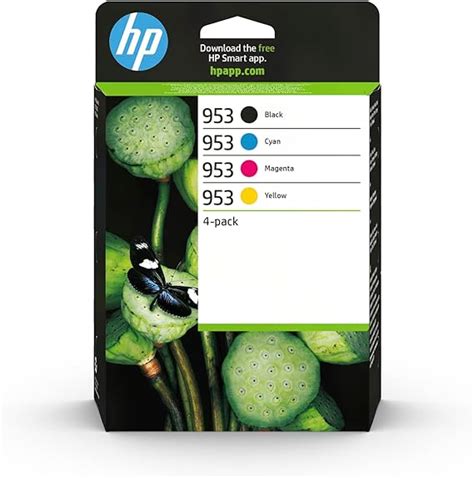 HP 6ZC69AE 953 Original Ink Cartridges Black Cyan Magenta Yellow