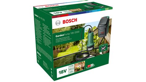 Gardenpump 18v 2000 Cordless Rainwater Pumps Bosch Diy