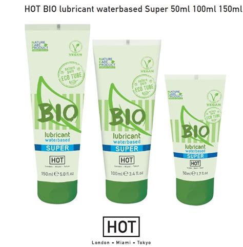 Органический лубрикант на водной основе Hot Bio Lube Super 50 мл TONGA