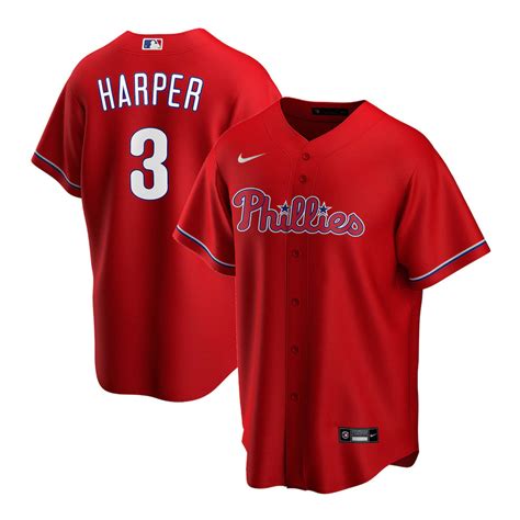 Bryce Harper Philadelphia Phillies Youth Replica Red Jersey - Baseball Town