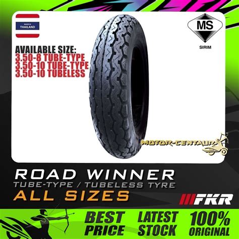 Tayar Motorsikal Fkr Road Winner Roadwinner Tyre 350 8 350 8 350