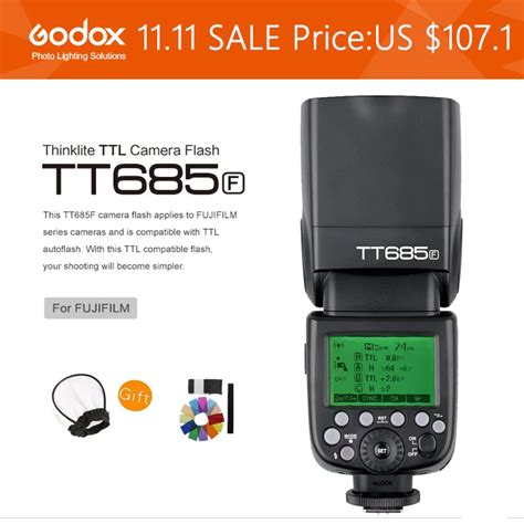 Godox Tt F Ttl Speedlite G Hss S Gn Camera Flash Light For