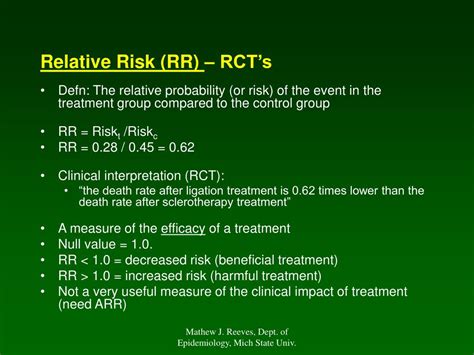 Ppt Lecture Frequency How Do We Measure Disease Define Risks And