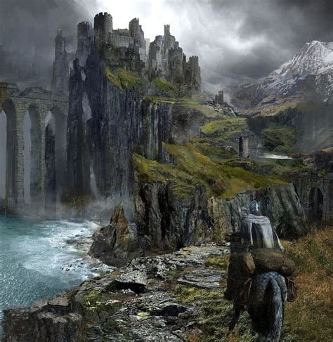 Twitter Gothic Landscape Fantasy Landscape Hidetaka Miyazaki Rpg