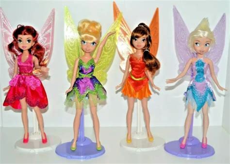 DISNEY TINKERBELL FAIRIES Fairy Dolls Silvermist Vidia Fawn Rosetta