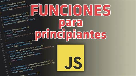 Funciones en Javascript fácil y para todos YouTube