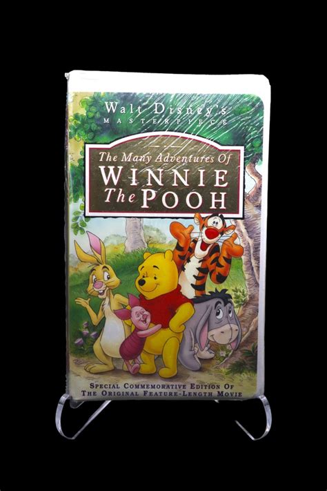 Walt Disneys Masterpiece Sealed Vhs The Many Adventures Of Winnie The