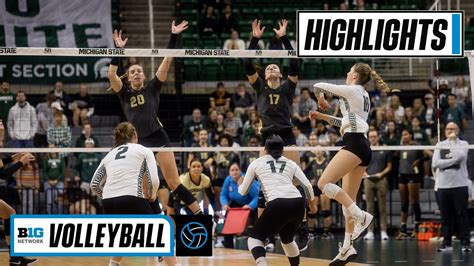 Purdue At Michigan State Highlights Big Ten Volleyball Nov