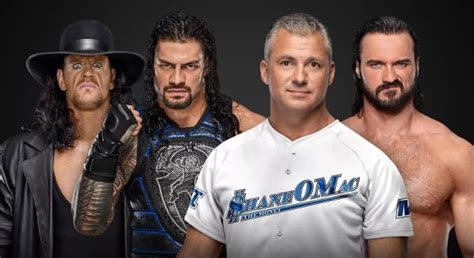 Betting Odds For Roman Reigns Undertaker Vs Shane Mcmahon Drew