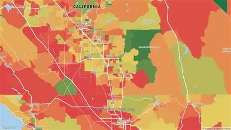 The Safest And Most Dangerous Places In Tulare County CA Crime Maps