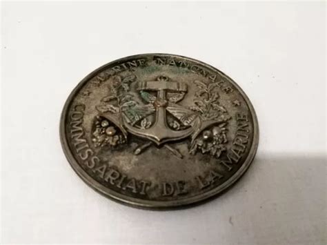 MÉDAILLE COMMISSARIAT DE La Marine Marine Nationale EUR 20 00