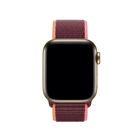 Bracelet Boucle Sport En Nylon Apple Watch Sportif Plum