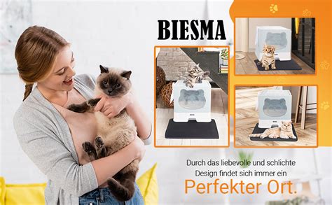 Biesma Katzenklo Mit Katzenklomatte Und Schaufel Xxl Katzentoilette