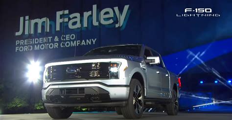 Ford Revealed Its All Electric F Lightning Truck