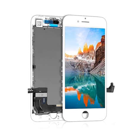 ECRAN LCD VITRE TACTILE SUR CHASSIS POUR IPHONE SE 2020 BLANC SAN