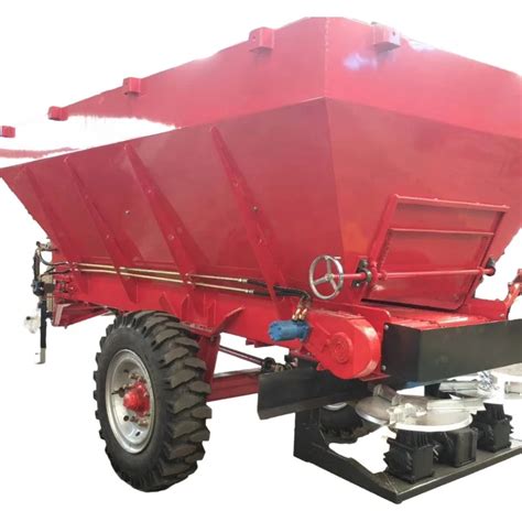 Tractor Trailed 6 Stere Organic Manure Spreader For Sale Chain