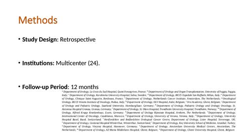 Journal Analysis Of Robot Assisted Radical Cystectomy Pptx