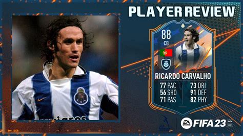 ONE OF THE BEST 88 FUT HEROES RICARDO CARVALHO PLAYER REVIEW FIFA 23