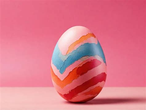 Premium Photo Painted Colorful Easter Egg