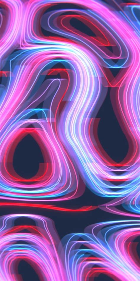 Neon Pattern Curves Lines 1080x2160 Wallpaper Neon Wallpaper Wallpaper Iphone Neon