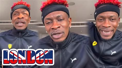 Shatta Wale Sends Hot Message As He Goes Live After Arriving In London