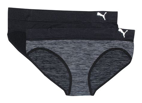 Puma Puma Womens Pack Seamless Super Soft Sport Stretch Bikini Panty Walmart Walmart