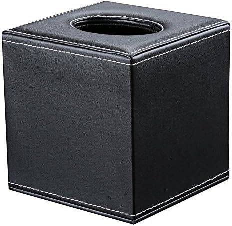 Amazon KINGFOM Square Pu Leather Tissue Box Cover Modern Facial