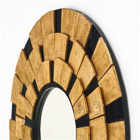 French Art Deco Sunburst Mirror Jean Marc Fray French Antiques